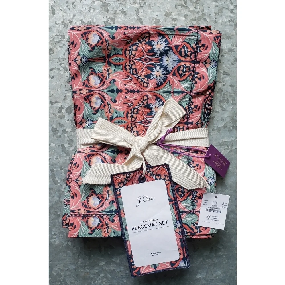 21. J.Crew Limited-edition set-of-four placemats in Liberty® fabrics